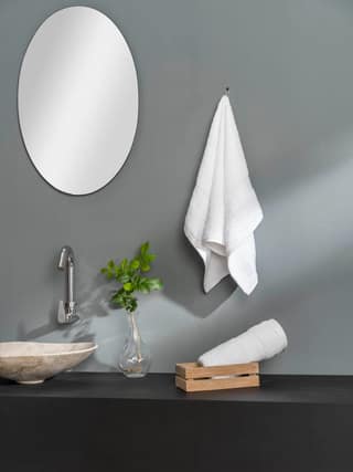 DDecor 100% Premium Cotton Hand Towel | Plain 500TC | Zero Twist with High Absorbency | Perfect for Everyday Use | Brio Collection | 40 CM X 60 CM