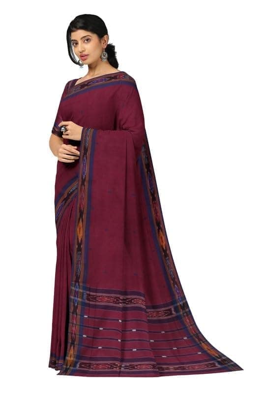 APCO Handloom (A Andhra Pradesh Govt Emporium)- Women's Traditional Pure Handloom Dulla Cotton Saree | DL0045 view 2