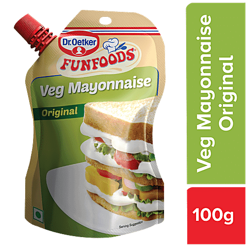 Funfoods Veg Mayonnaise For Burger 100G