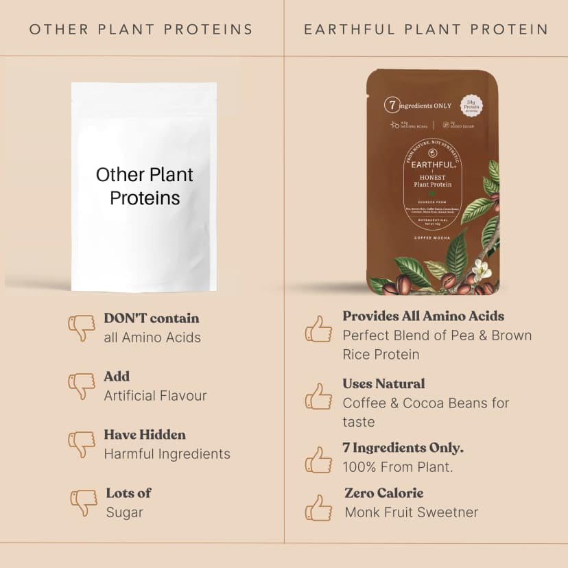 Earthful Honest Plant Protein-Coffee Mocha view 2