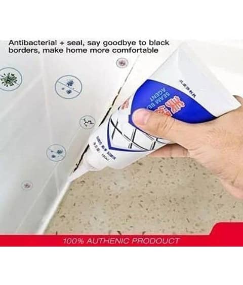 GLOWELL Waterproof Tile Gap/Crack/Grout Filler Water Resistant Silicone Sealant for DIY Home Sink Gaps/Gaps Filler Tube/Tiles Gaps/Grouts Repair Filler Tube view 2