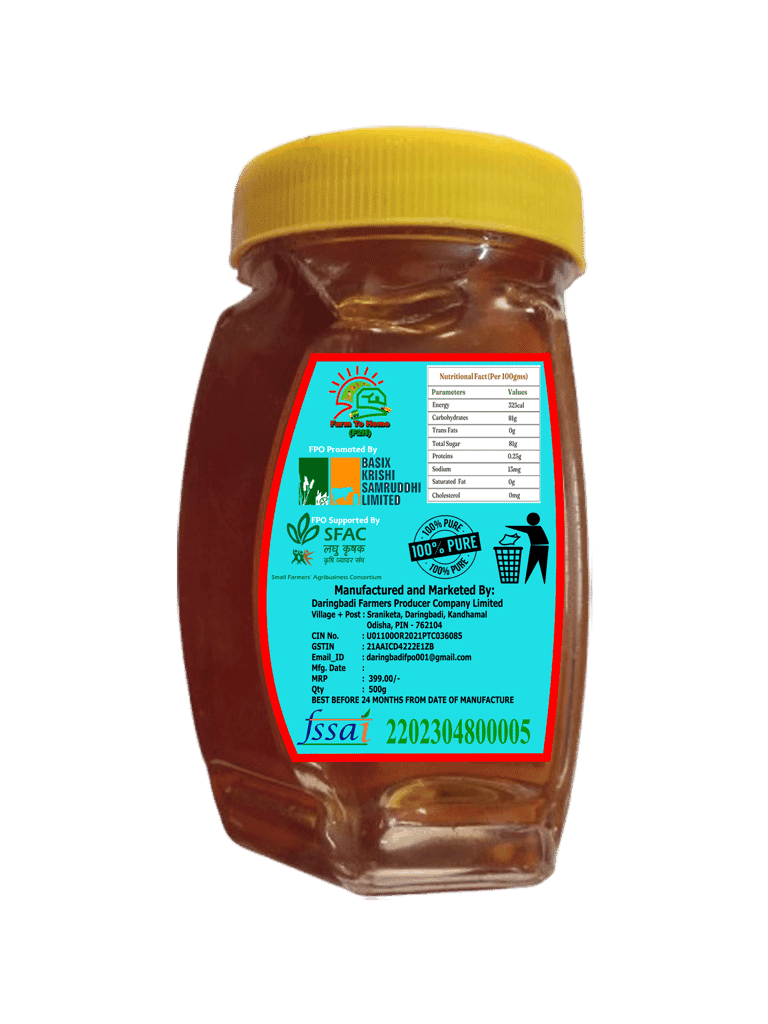 Pure & Natural Honey - 500g Jar view 2