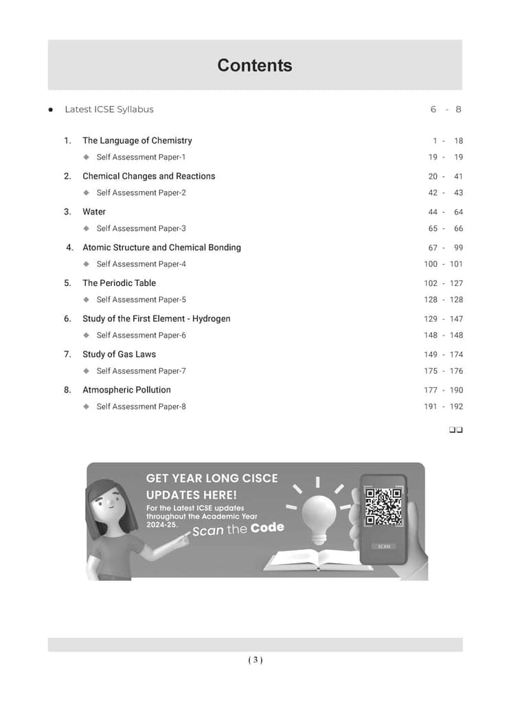 Oswaal ICSE Question Bank Class 9 Chemistry | Chapterwise | Topicwise | Solved Papers | For 2025 Exams Oswaal Editorial Board view 2