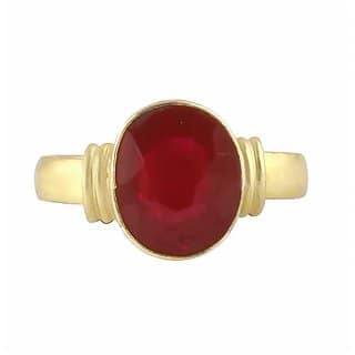 Ruby ring- 5.25 Ratti A1 Quality Manik ring For Women's and Men's by CEYLONMINE