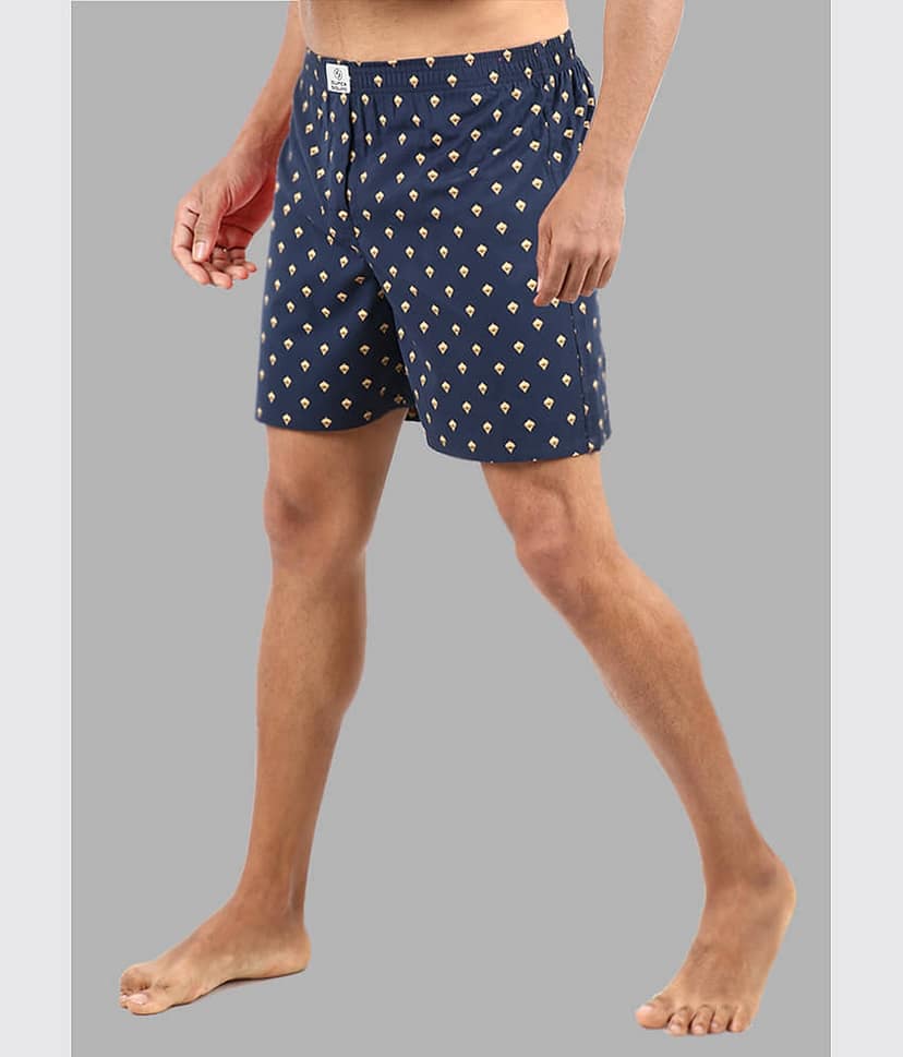 Supersquad Pack of 4 Cotton Boxers For Men's ( Assorted 10 ) view 2