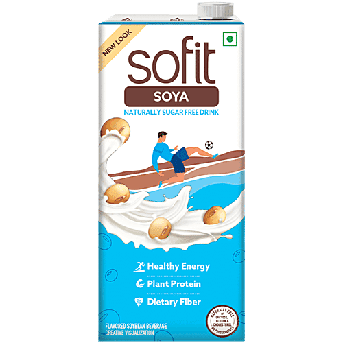 Sofit Soya Drink Sugar Free, 1 L Tetra