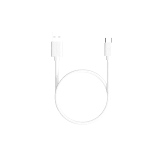 Twance T21W PVC - Type C to USB Charging & data transfer Cable, 1.25 M, White