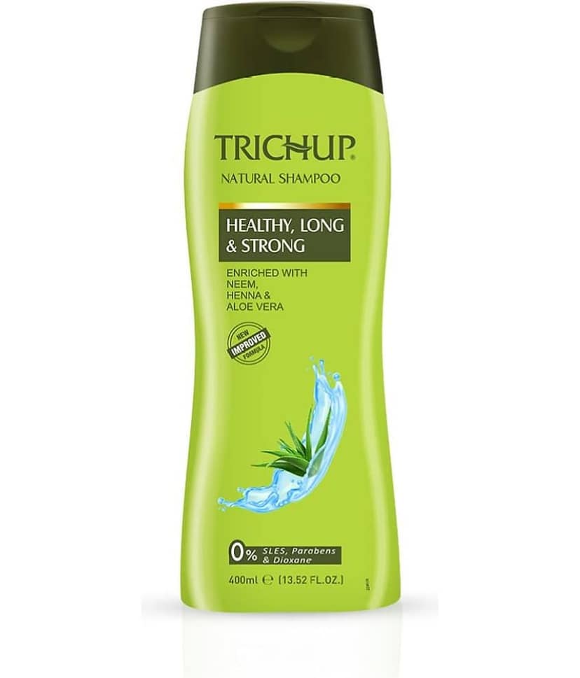 Trichup Healthy Long & Strong Shampoo 400ml | Herbal Hair Strengthening & Nourishing Shampoo for Long, Healthy Hair