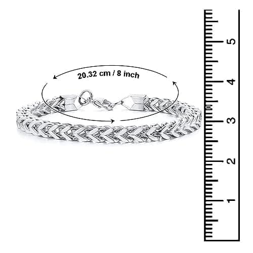 Stainless Steel Silver Coated Charm Bracelet view 2