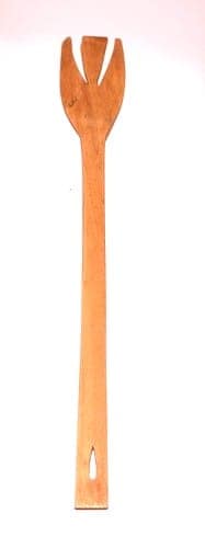 Wooden Salad Server Fork for Kitchen & Dining - Eco-Friendly Utensil view 2