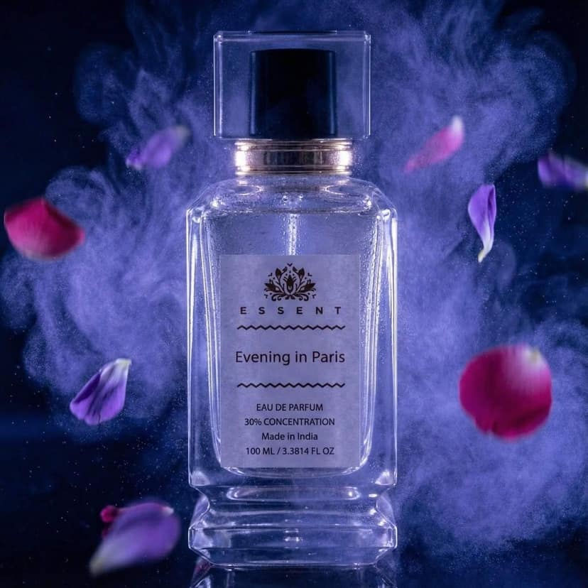 Essent Perfumes Evening in Paris Eau de Parfum (EDP) – Classic Nostalgic Powdery Floral Long Lasting Perfume – Unisex Fragrance view 2