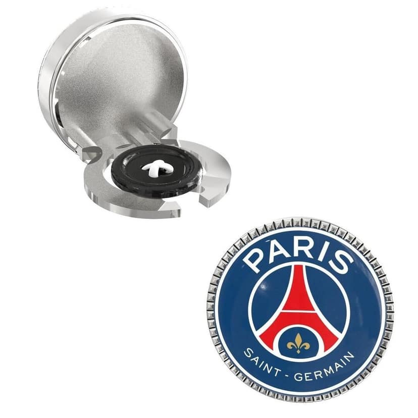 The Smart Buttons - Shirt Button Cover Cufflinks for Men - Paris Saint-Germain FC Style