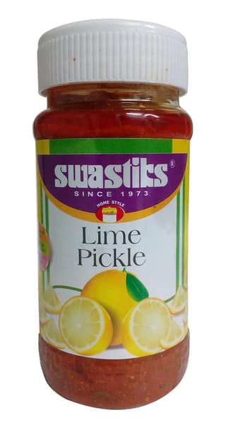 Swastiks Pickle Lime 1 Kg Jar (Home Style Lime Pickle) Lemon Pickle
