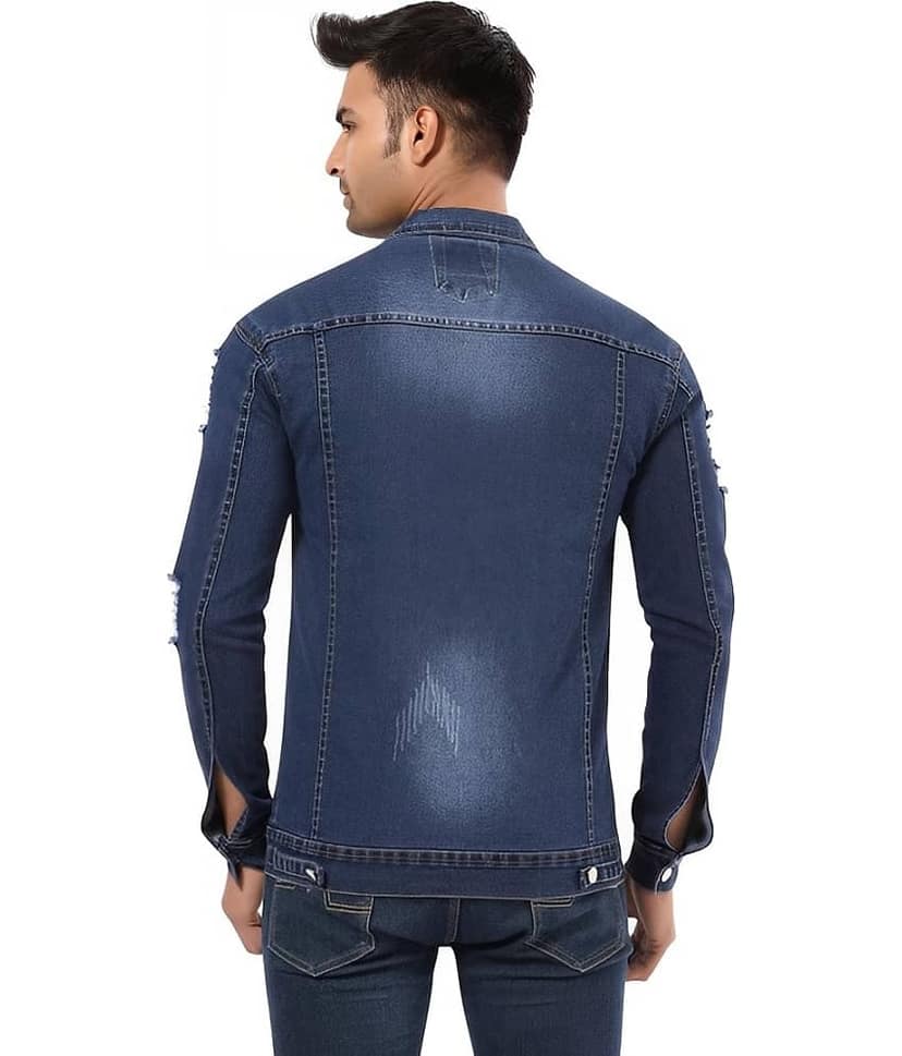 ARBIA FUNKI Denim Men's Denim Jacket - Blue ( Pack of 1 ) view 2