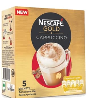 Nescafe gold Cappuccino instant coffee rich and arima flavour