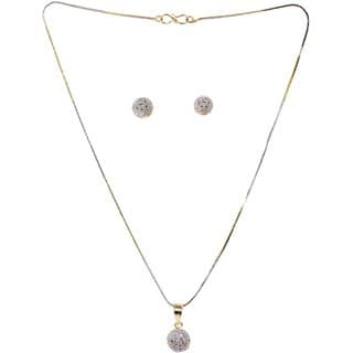 Hetprit Trendy Brass Pendent Combo Set For Women view 2