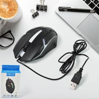 USB Wired Mouse, Ergonomic Design Gaming Mouse (1 Pc)