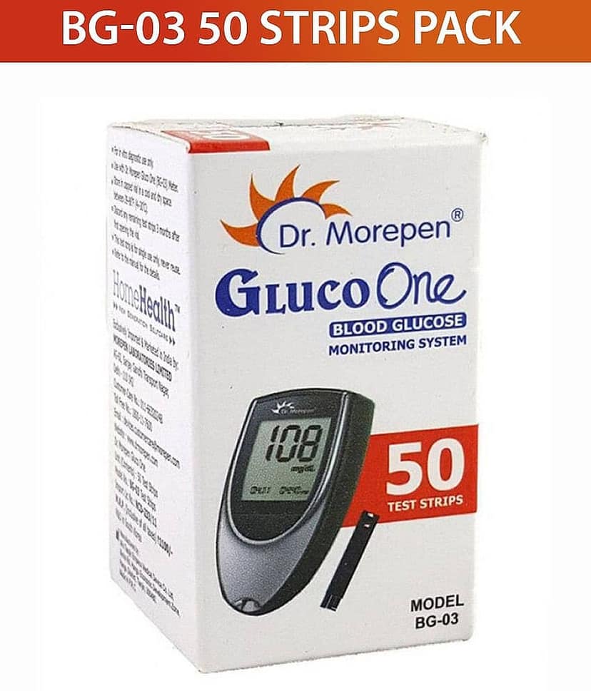Dr. Morepen - BG03 50 Test Strips 31-50 Strips view 2