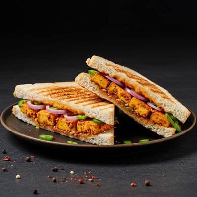 Veg Tandoor Paneer Grill Sandwich