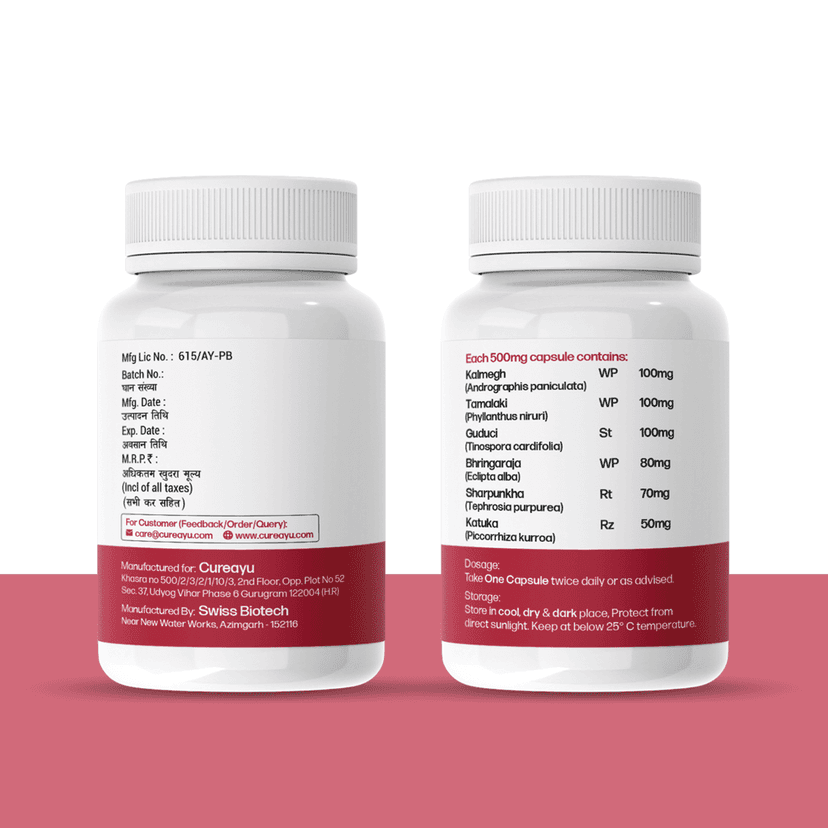 Cureayu Liver Care | For Fatty Liver & Liver Detox view 2
