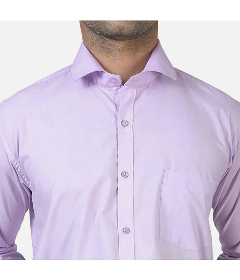 Makhanchor - Purple Cotton Regular Fit Men's Formal Shirt ( Pack of 1 ) view 2