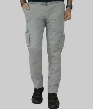 HYMEN LEGIONS Regular Flat Men's Cargos - Off White ( Pack of 1 )