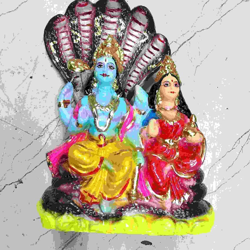 Clay Laxmi Narayan Idols Handicrafts