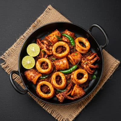 Squid Tawa Fry