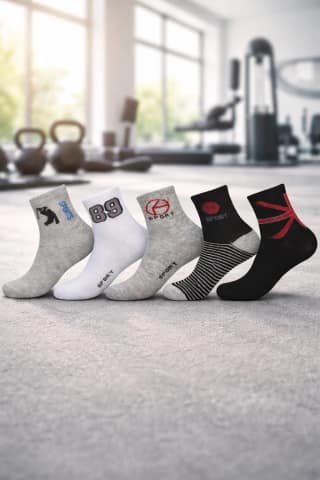 Chopra Premium Ankle Length Socks Pack of 5