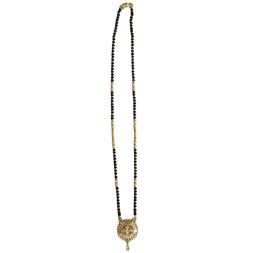 Necklace (Appears to be a modern/fashion interpretation of a Mangalsutra - a traditional Indian necklace worn by married women).