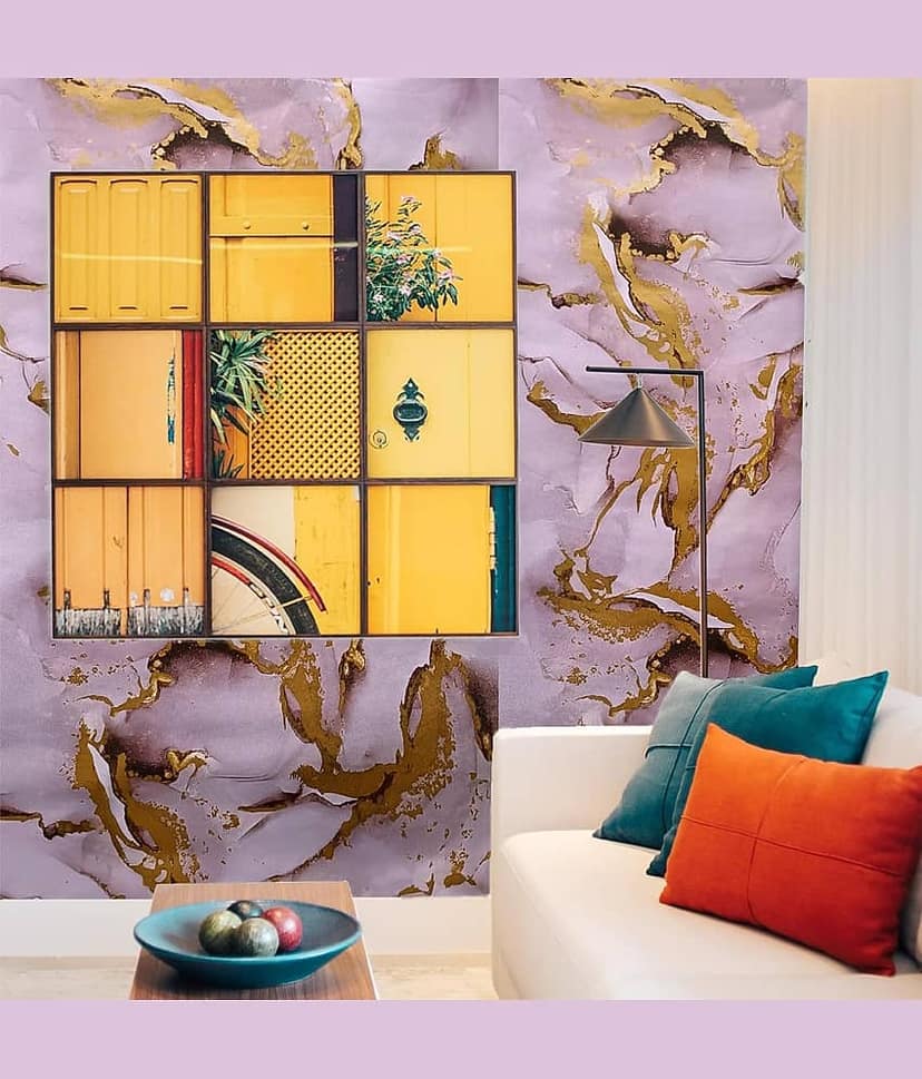 swipe n see Abstract Wallpaper ( 60 x 200 ) cm ( Pack of 1 ) view 2