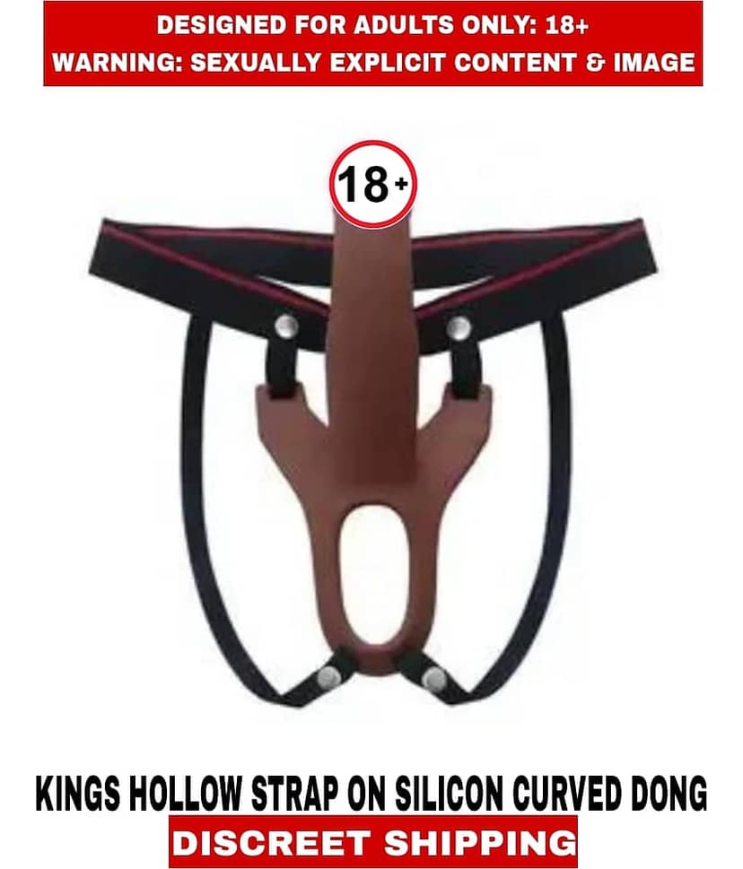 High Quality Super KINGS SILIOCN Soft Strap On Dildo For Men Flesh view 2