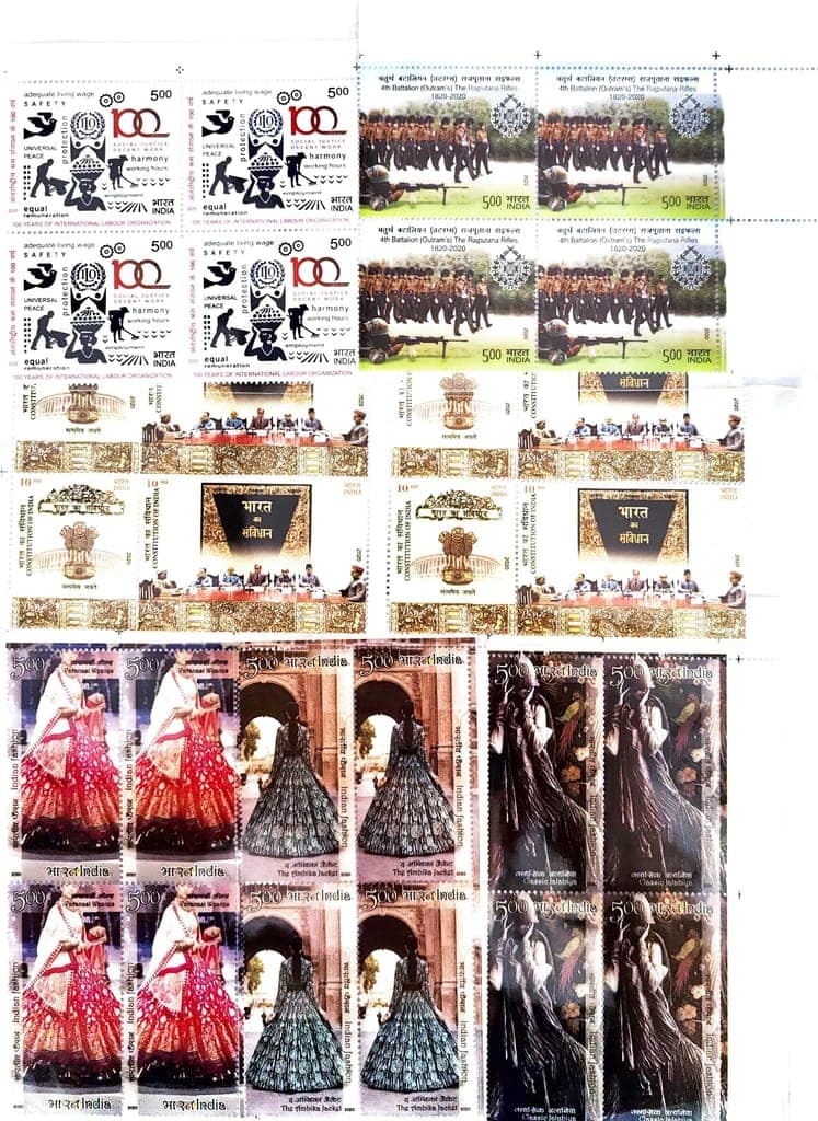 Shobhaphila's Block of 4 Year Pack Stamps 2020 ( 55 Nos.) view 2