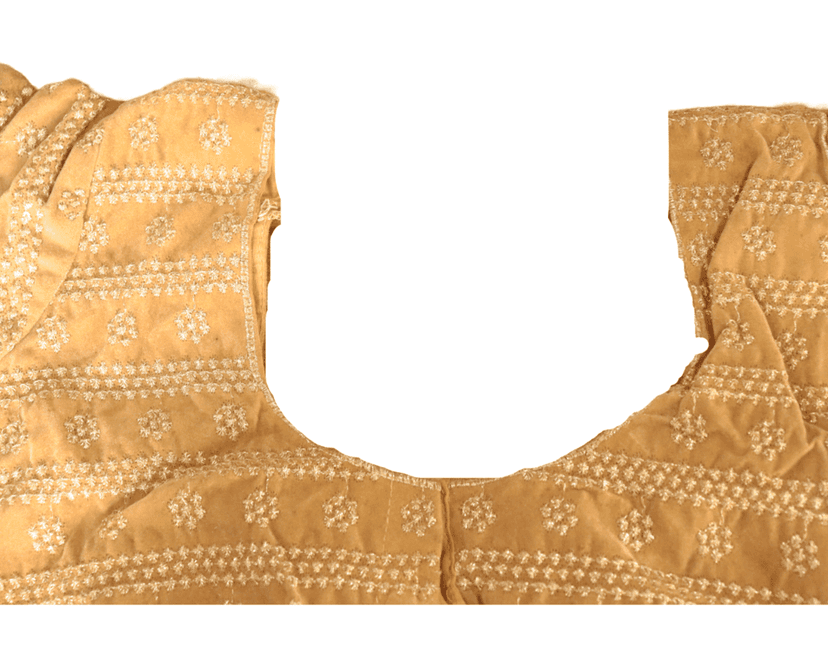 Buy Golden Hand Embroidered Blouse With Sequin Work Online At Best Price In India view 2