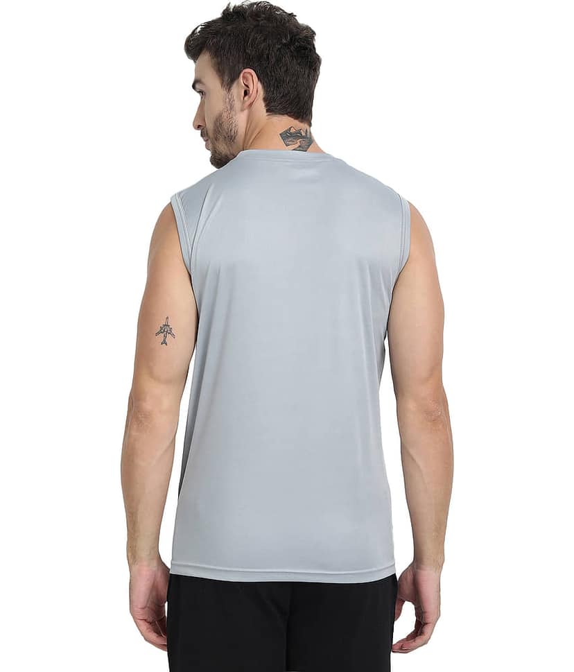 FTX Pack of 3 Polyester Basic Vest For Men ( Blue ) view 2