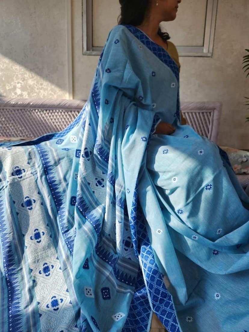 Cotton Handwoven Saree view 2