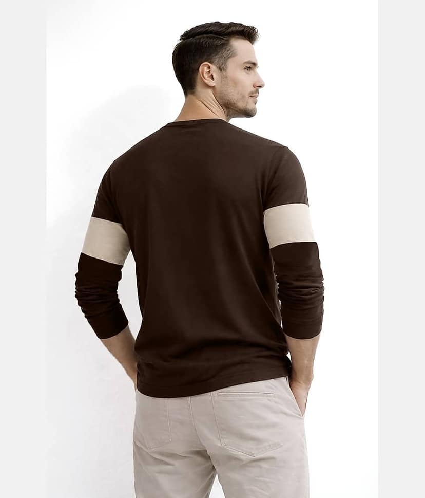 The Dry State Men Cotton Slim Fit Solid T-Shirt ( Multicolor ) view 2