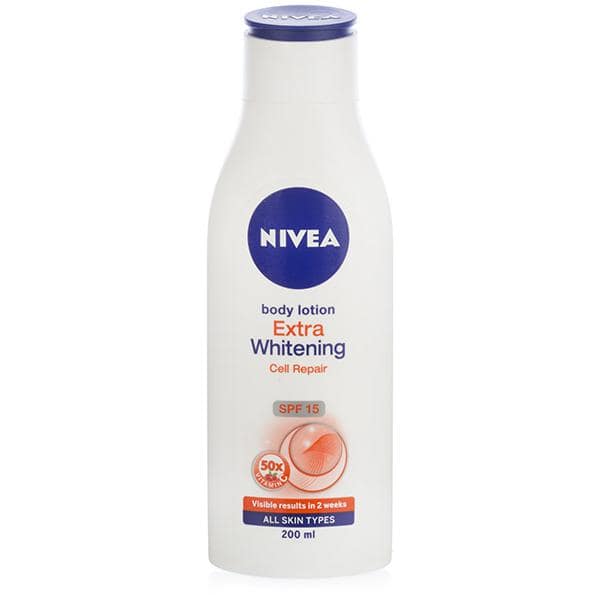 Nivea Extra Whitening Cell Repair Body Lotion SPF 15, 75 ml