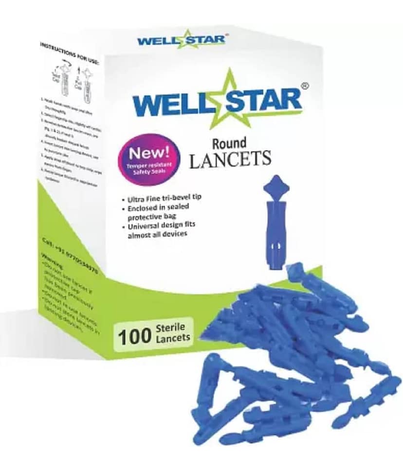 Wellstar - 100 Lancets view 2