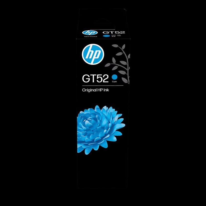 HP GT52 70 ml Cyan Original Ink Bottle (M0H54AA)