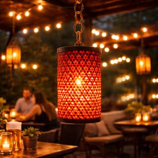 WEEBIZ Jullian22 Wall Lights, Ceiling Lights, Hanging Lights (Pendant Lights), Wall Lights Lamp Shade (Bamboo) view 2
