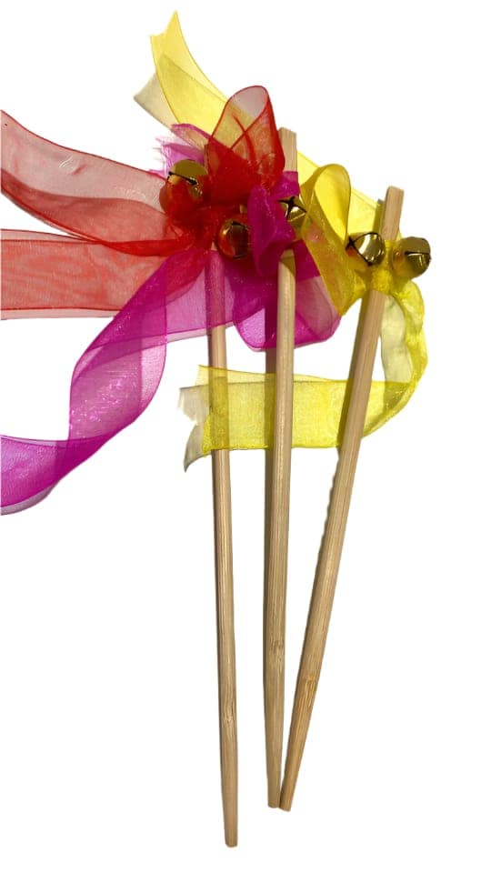 Ghungroo Stick for Phera | Wedding Wands & Rattles pack of 50 view 2