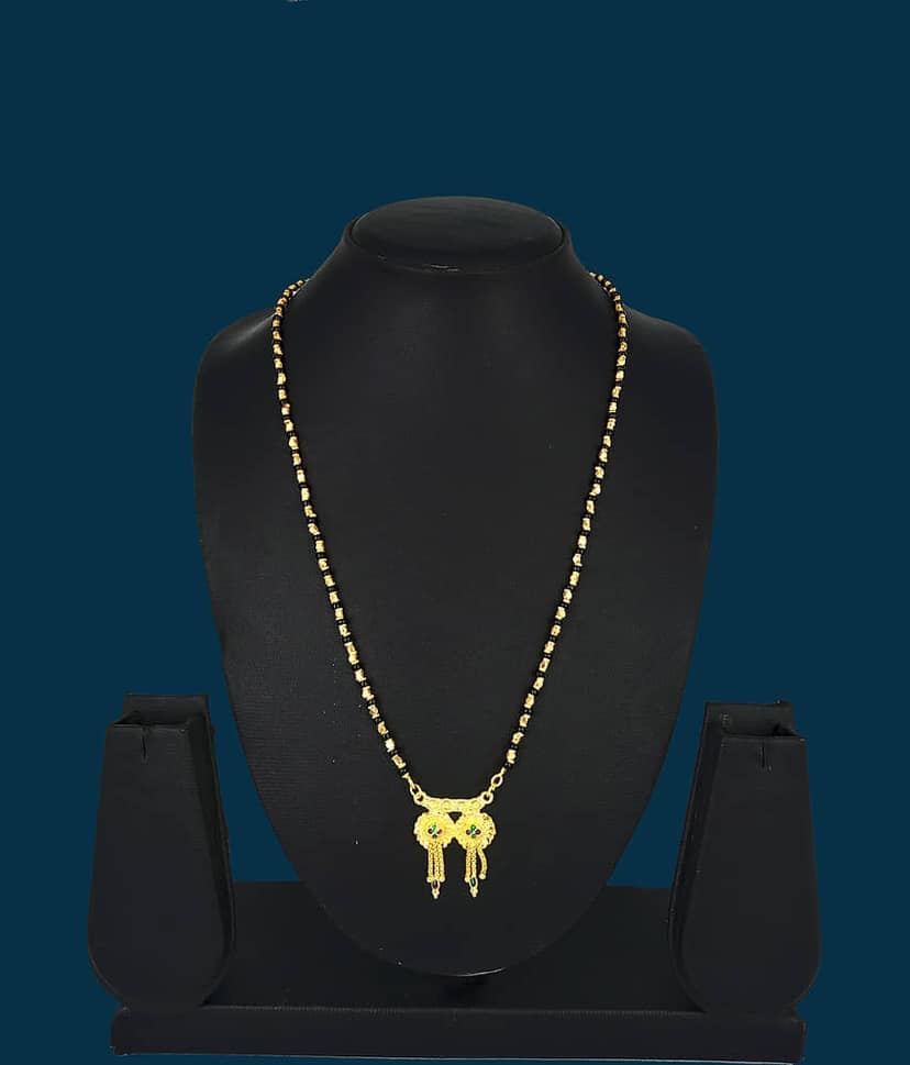 h m product Gold Plated Letest & Designer Mangalsutra For Women-100292 view 2