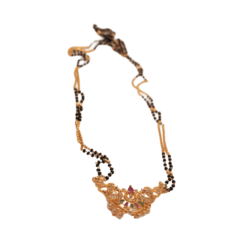 Traditional Gold Plated Mangalsutra view 2