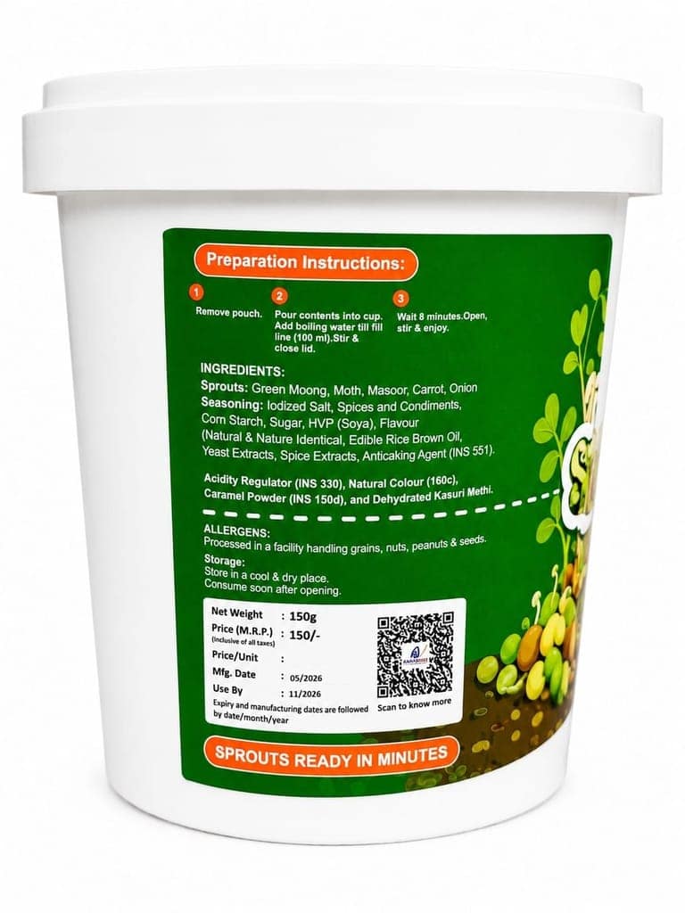 Annashree Instant Sprouts – Magic Masala Flavor view 2