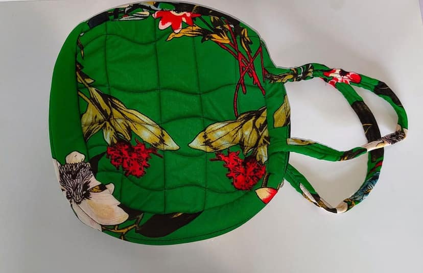 Handmade Floral Print Handbag view 2