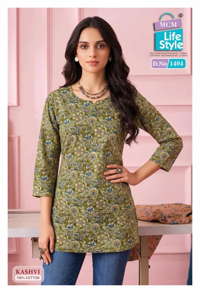 Pure cotton short kurties