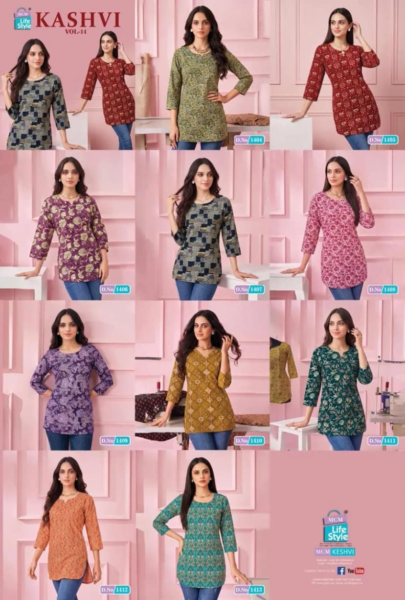 Pure cotton short kurties view 2