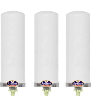 Apeiron Ceramic Water Filter Cartridge With Brass Pack of 3
