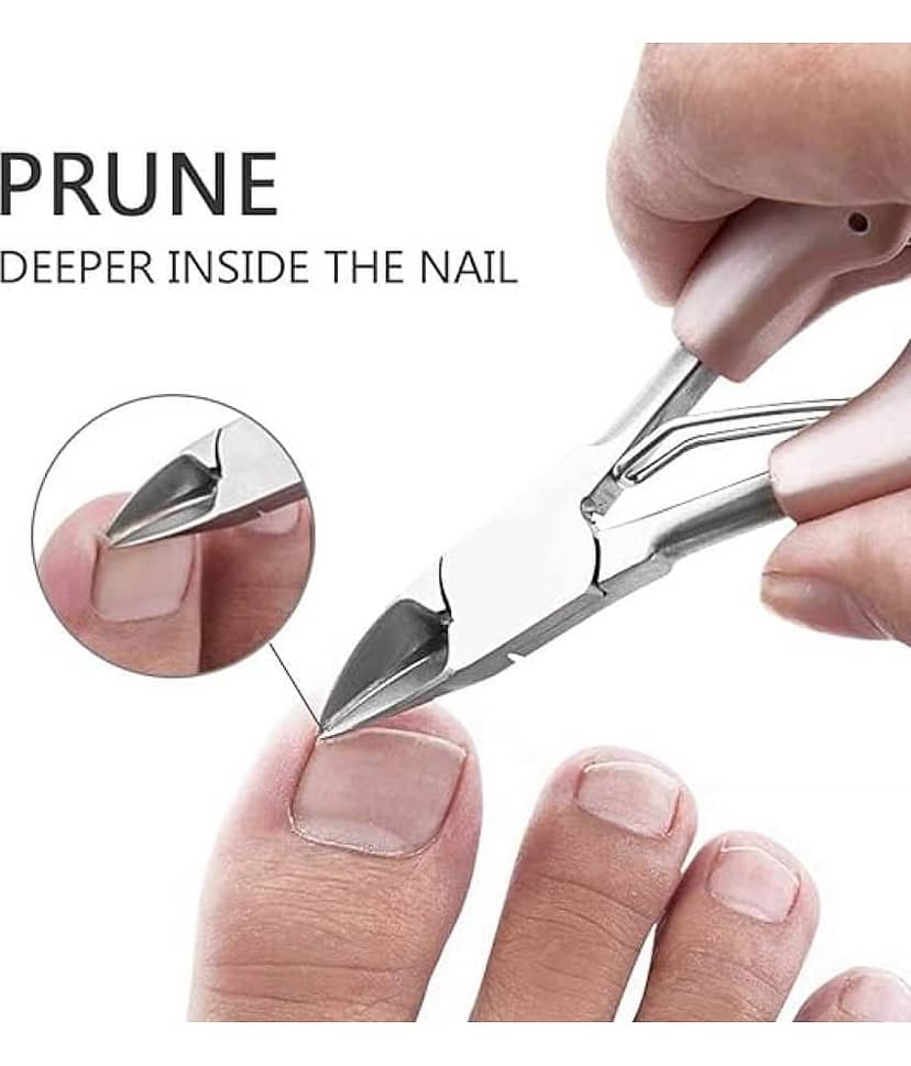 THR3E STROKES Nail Clipper for Ingrown/Thick Toenails - Black view 2